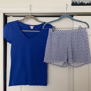 Womens Summer Pajama Short Set size S